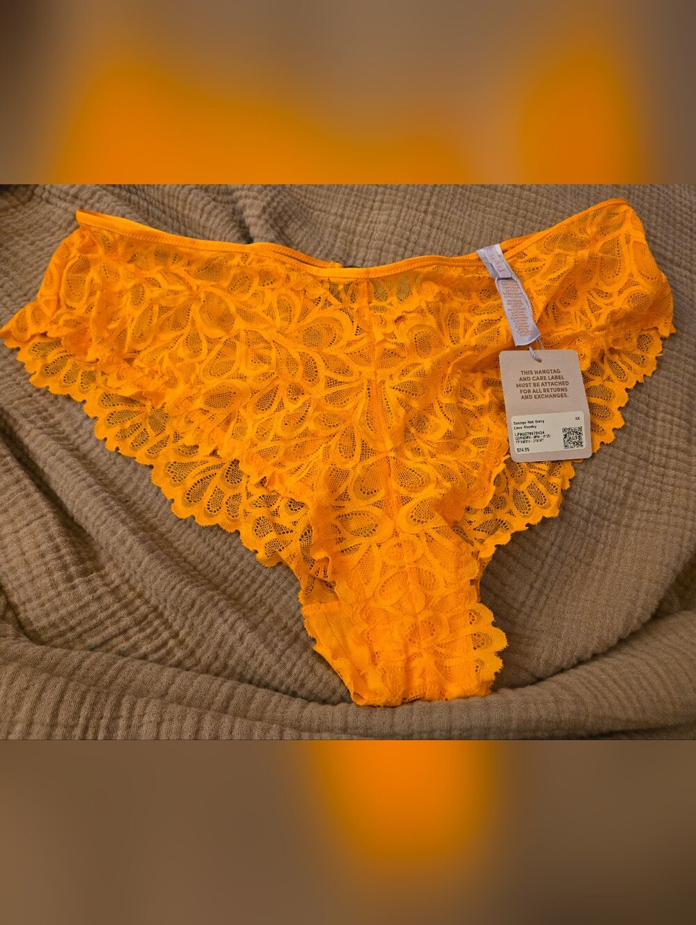 Savage X Fenty 3x Not Sorry Lace Cheeky Panty